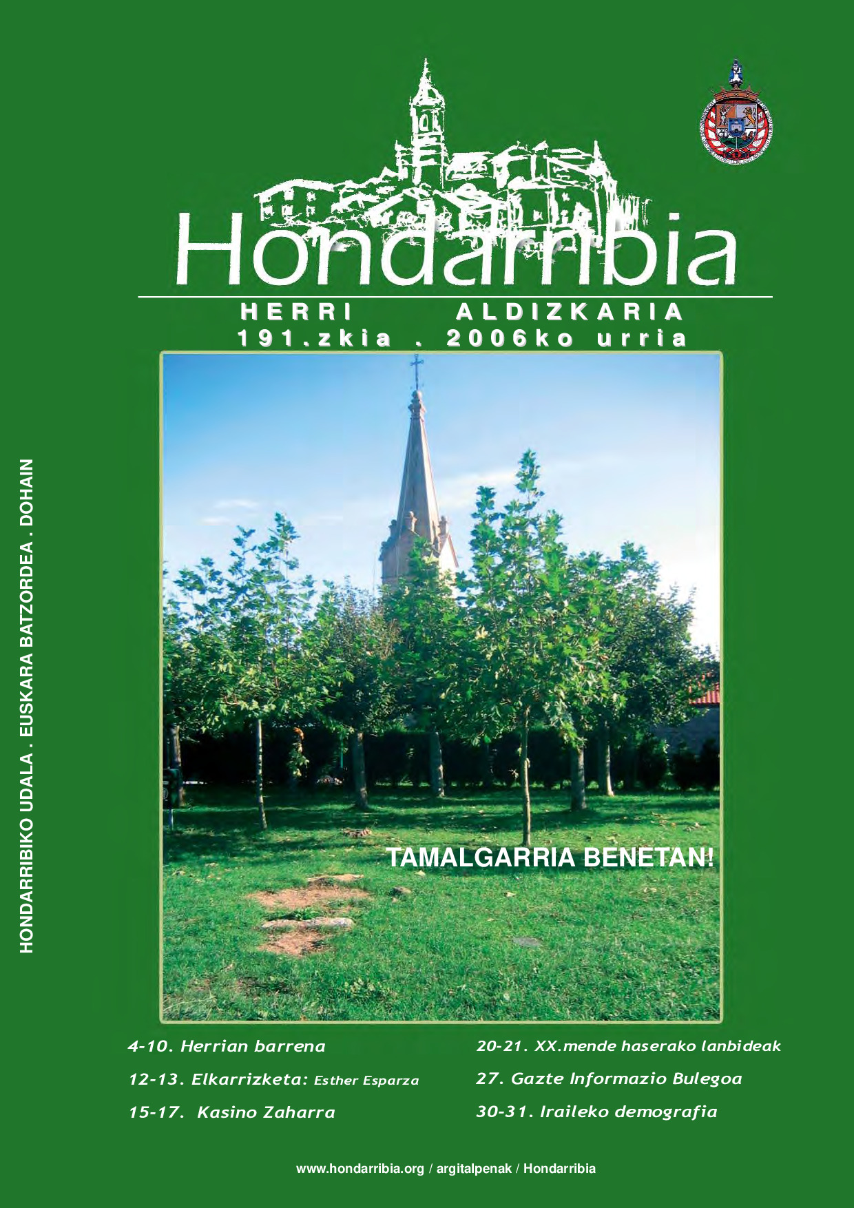 Hondarribia aldizkaria 191. zenbakia