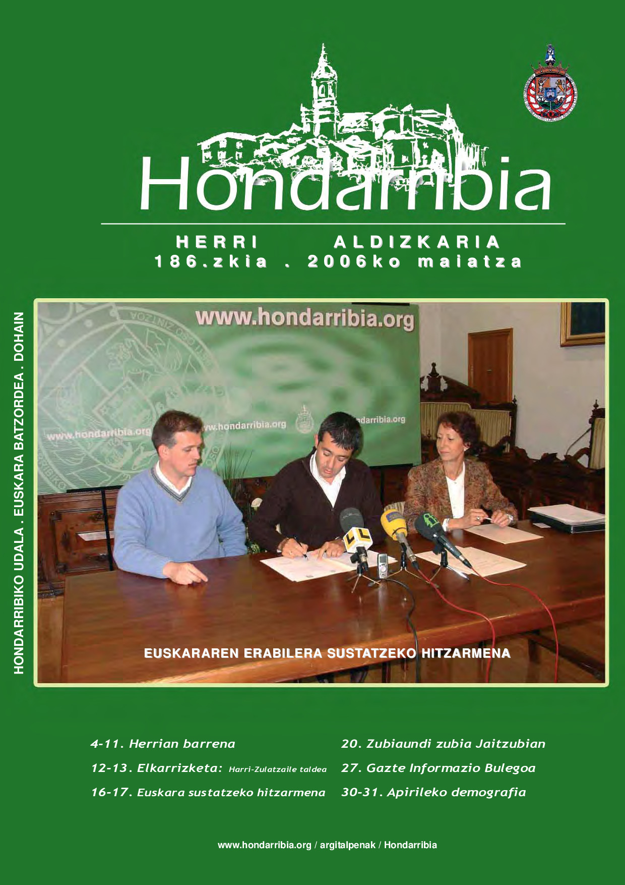 Hondarribia aldizkaria 186. zenbakia