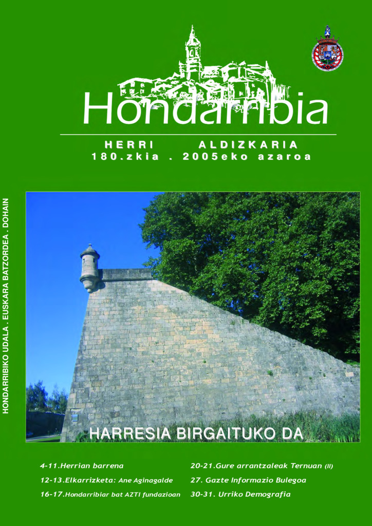 Hondarribia aldizkaria 180. zenbakia