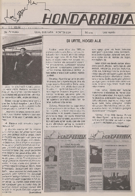 Hondarribia aldizkaria 20. zenbakia