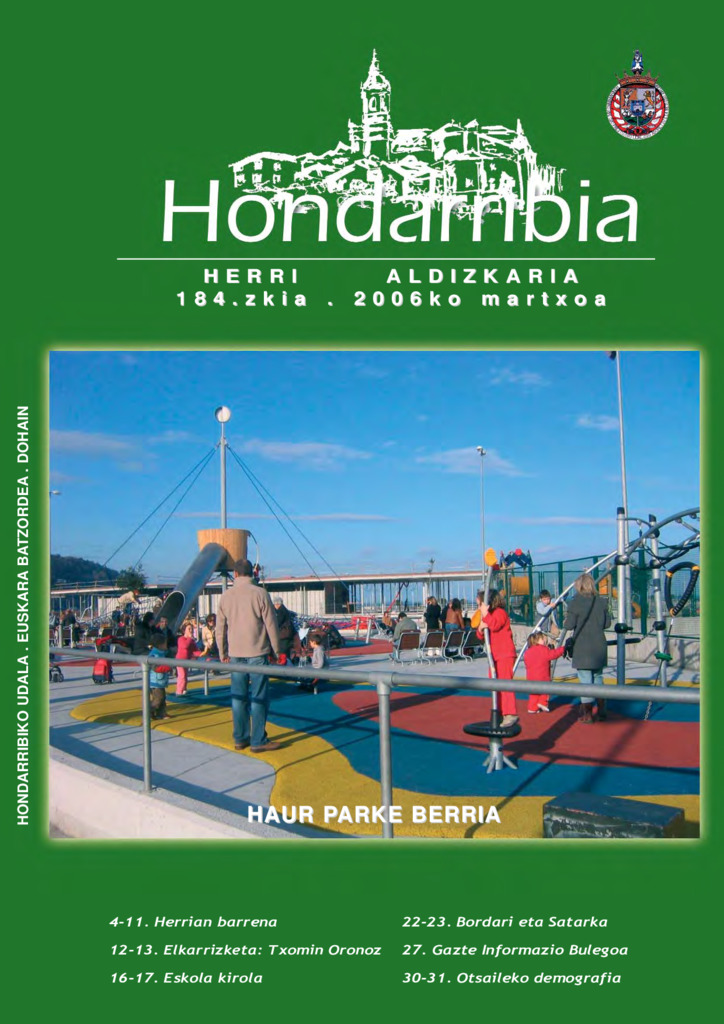 Hondarribia aldizkaria 184. zenbakia
