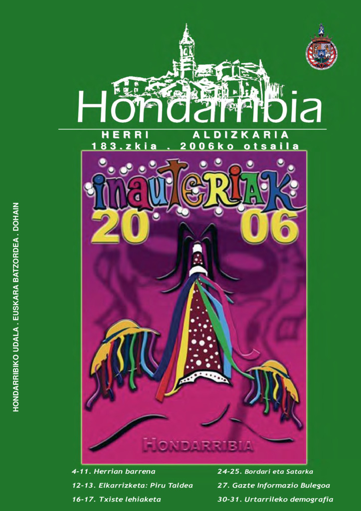 Hondarribia aldizkaria 183. zenbakia